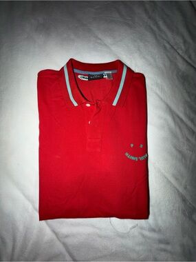 Red Polo Shirt with Contrast Trim - Paul Smith